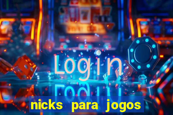 nicks para jogos de tiro